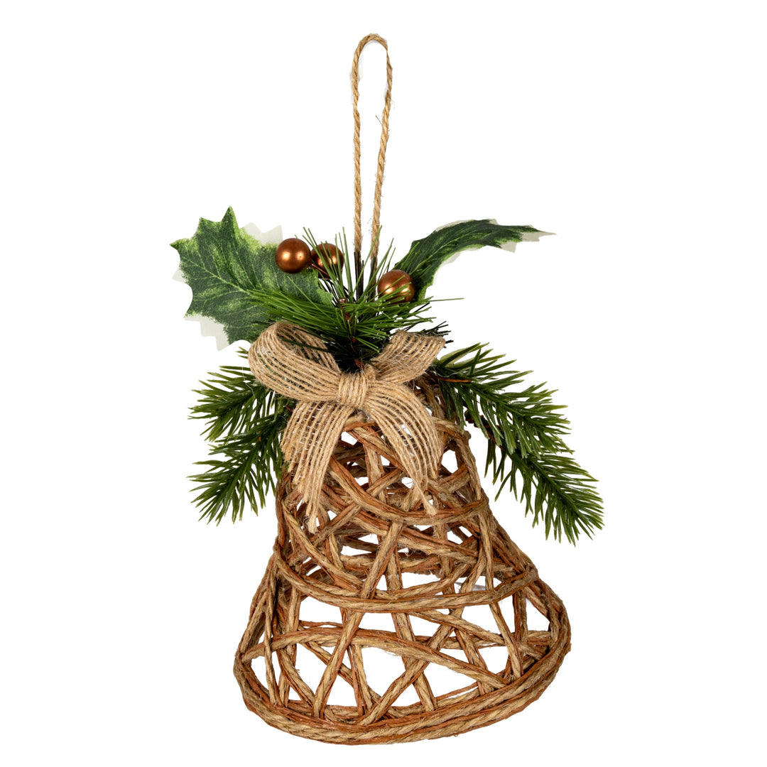 Natural-Rattan-Bell-Decoration-With-Branches-And-Ribbon