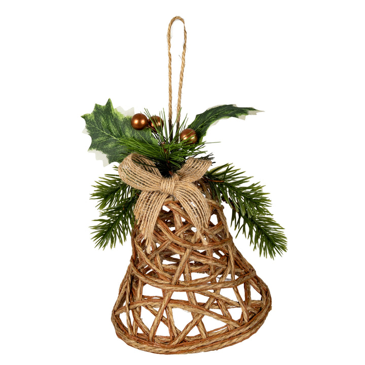 Natural-Rattan-Bell-Decoration-With-Branches-And-Ribbon