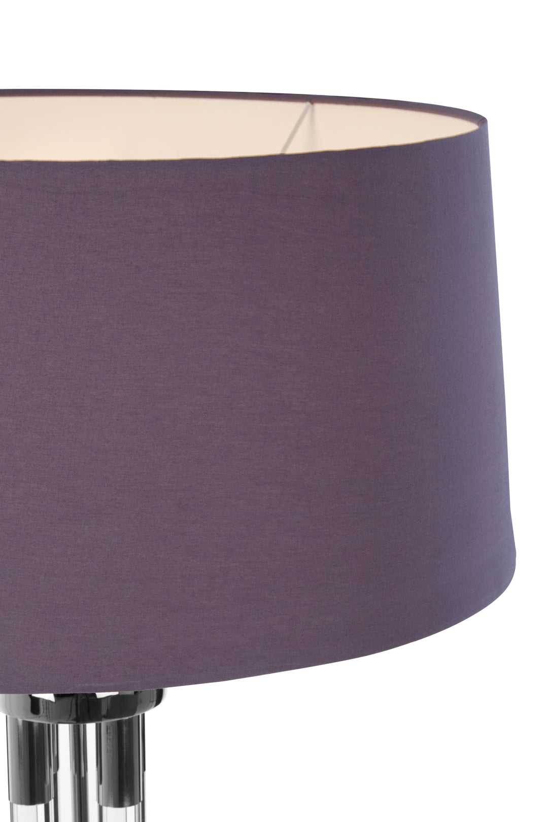 Skye Tall Acrylic and Tubular Base Floor Lamp