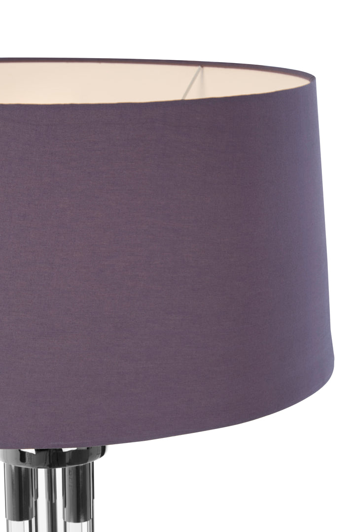 Skye Tall Acrylic and Tubular Base Floor Lamp