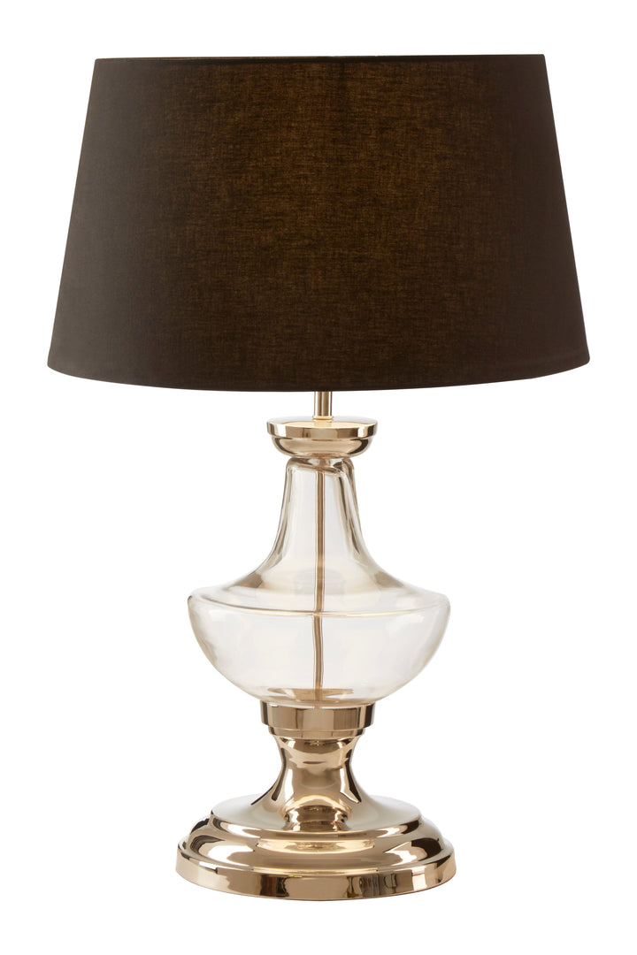 Skye Table Lamp with Clear Glass Base