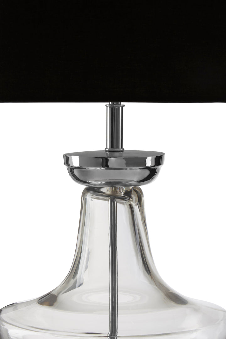 Skye Table Lamp with Clear Glass Base