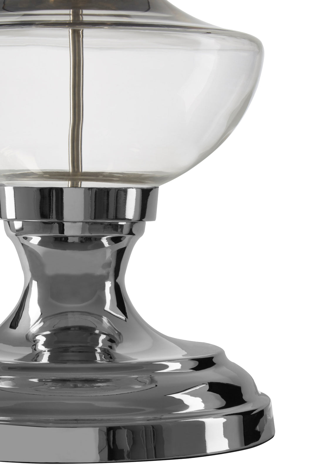 Skye Table Lamp with Clear Glass Base