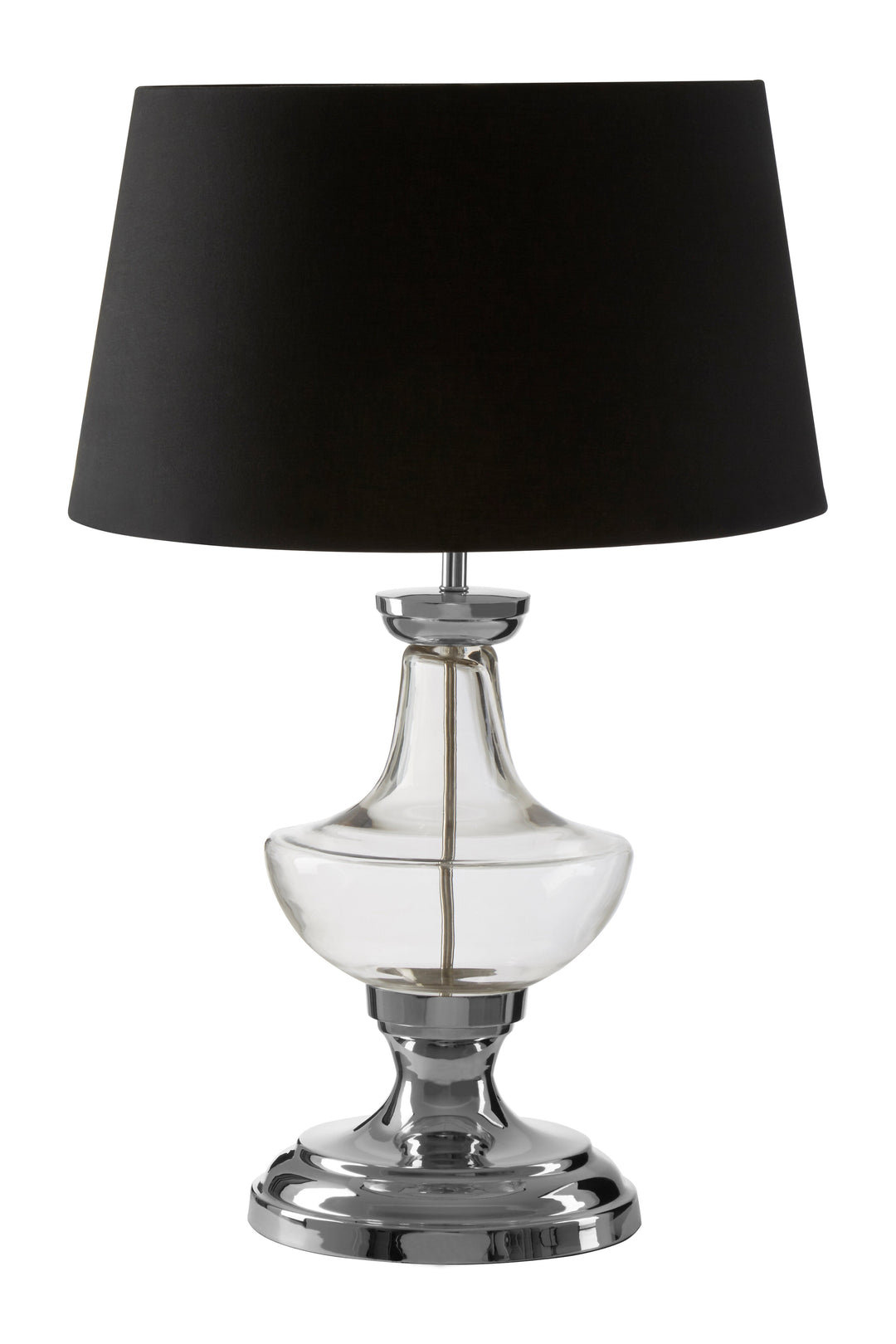 Skye Table Lamp with Clear Glass Base