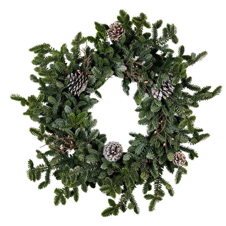 Woodland-Pine-Wreath-With-Pinecones