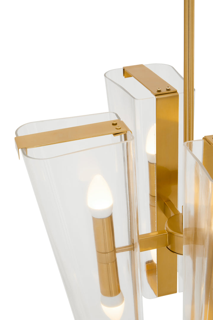 Celeste Antique Brass Pendant Light