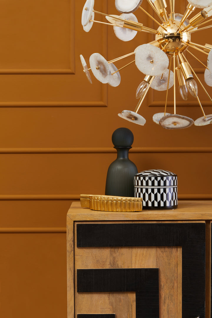 Glamour Agate Ceiling Light with 12 Bulbs