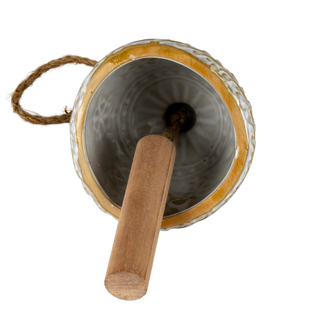 Ceramic-Bell-Tree-Ornament-With-Snowflake-Detail