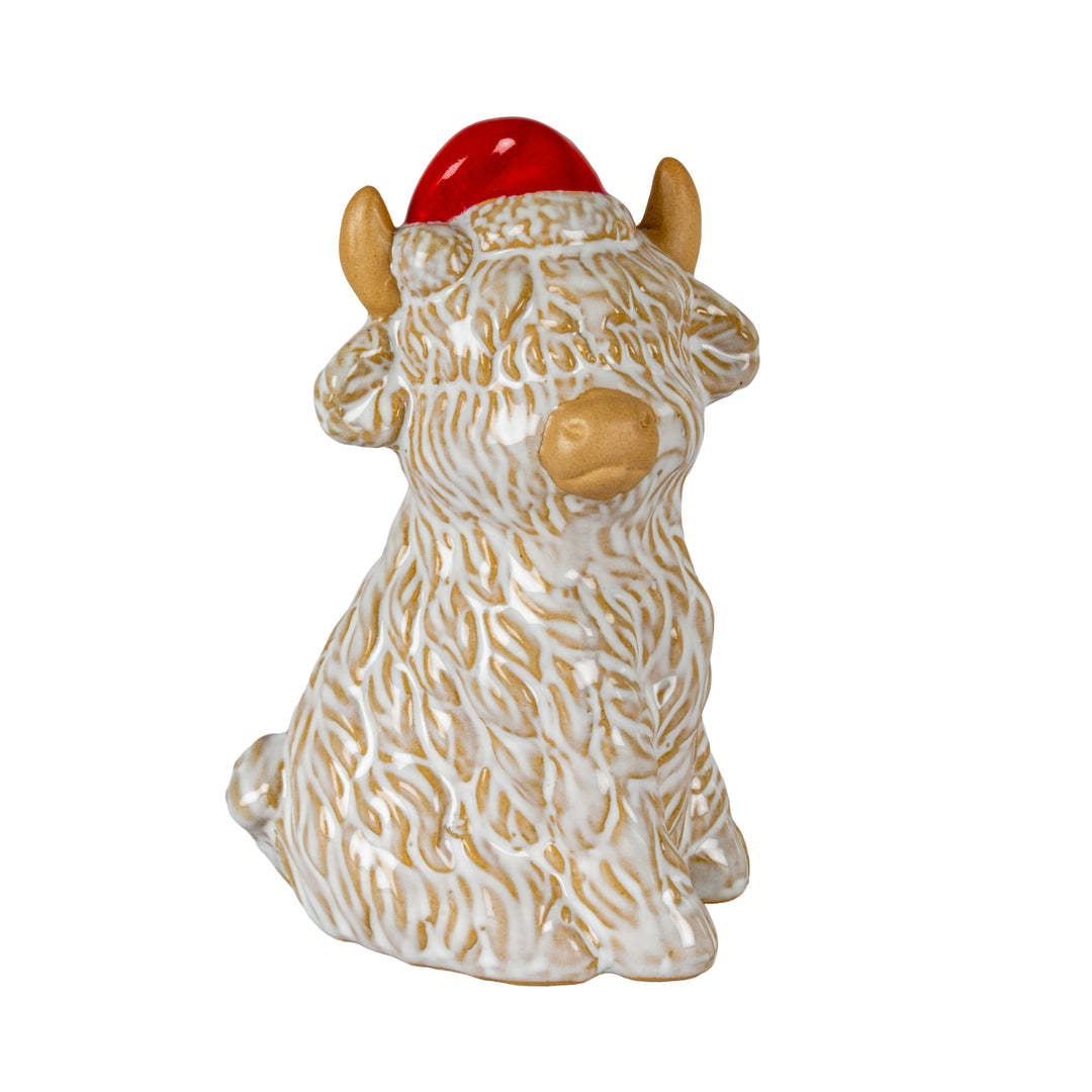 Merry-Moo-Ceramic-Cow-Ornament-Gazing-Right