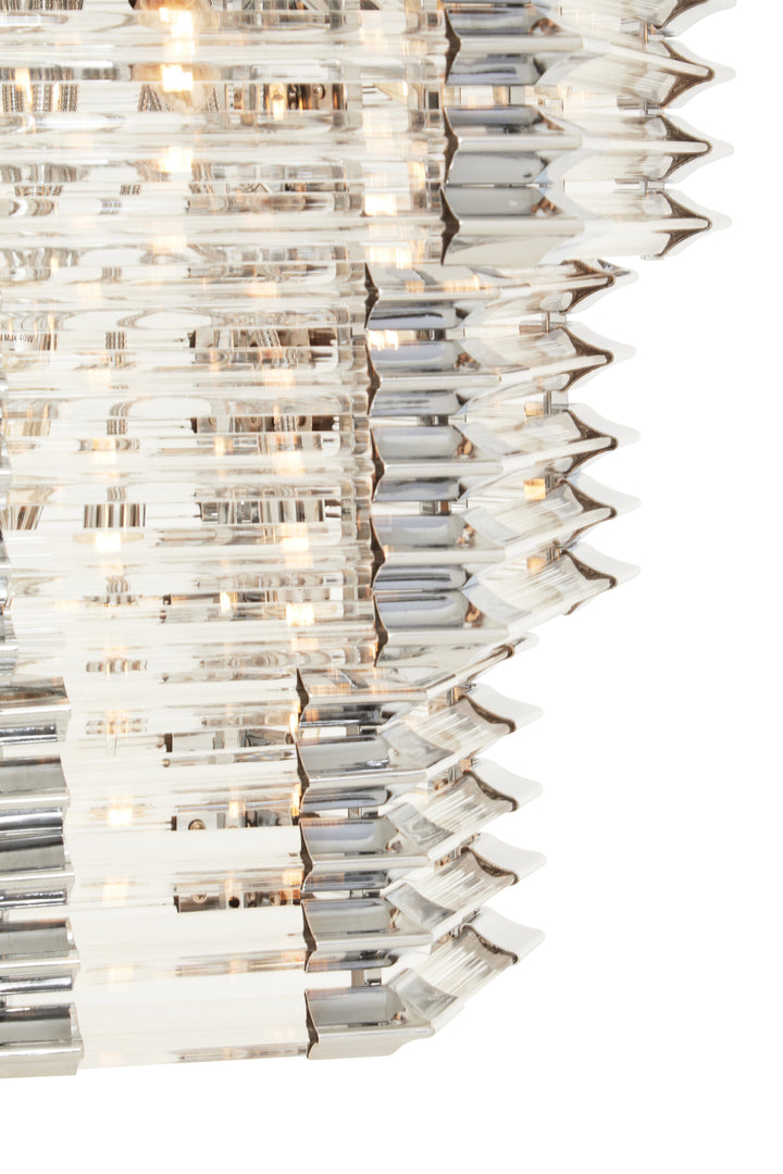Karli Prism Light with Glass Shade and Chrome Finish