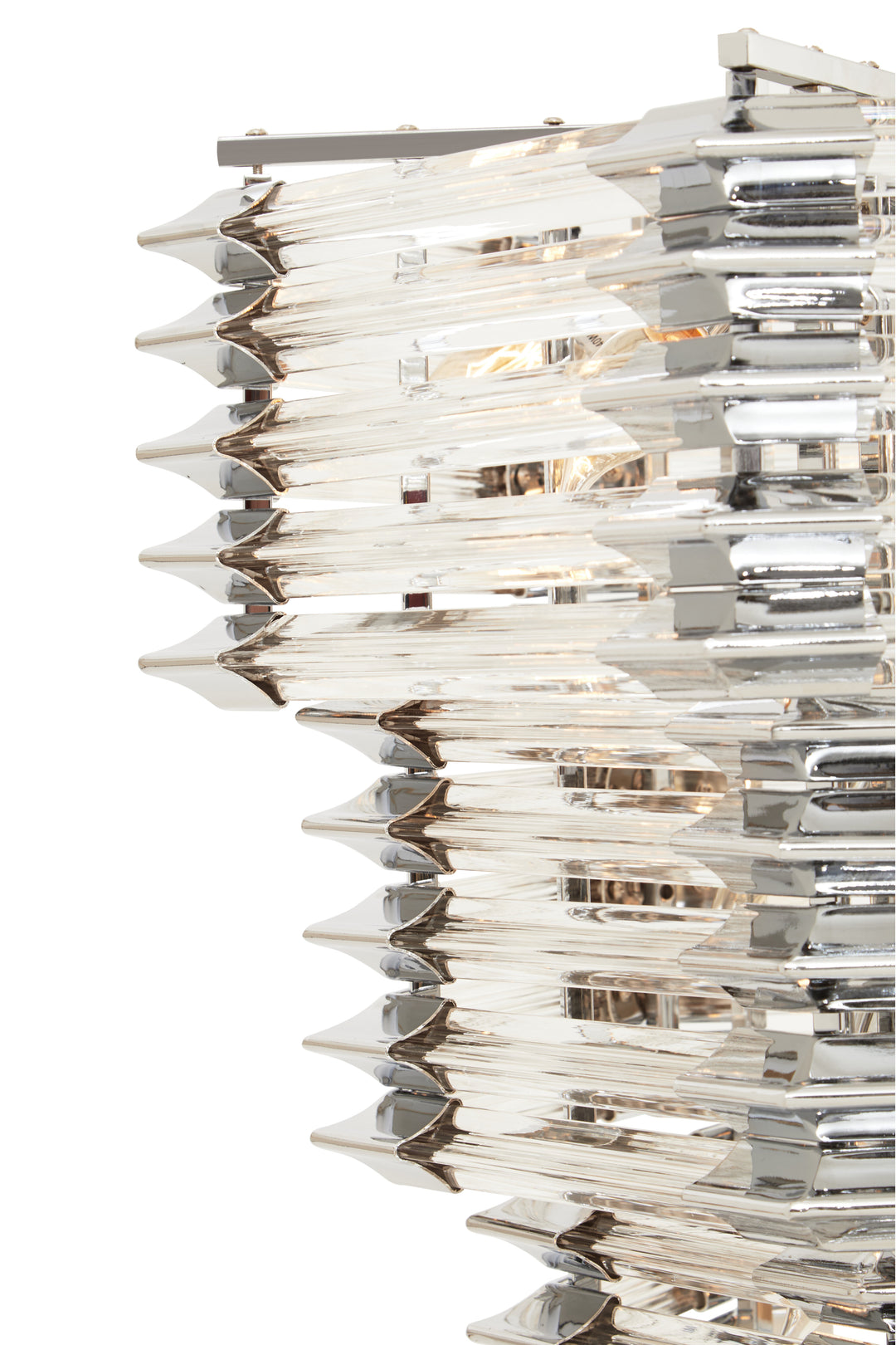 Karli Prism Light with Glass Shade and Chrome Finish