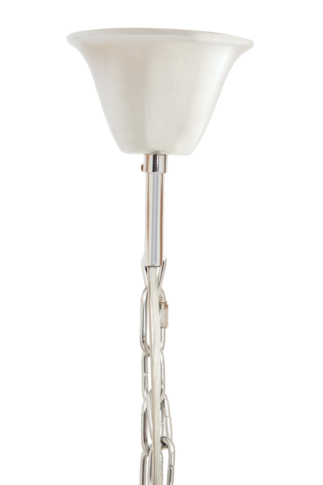 Karli Glass And Chrome Finish Prism Light With Fifteen Bulbs