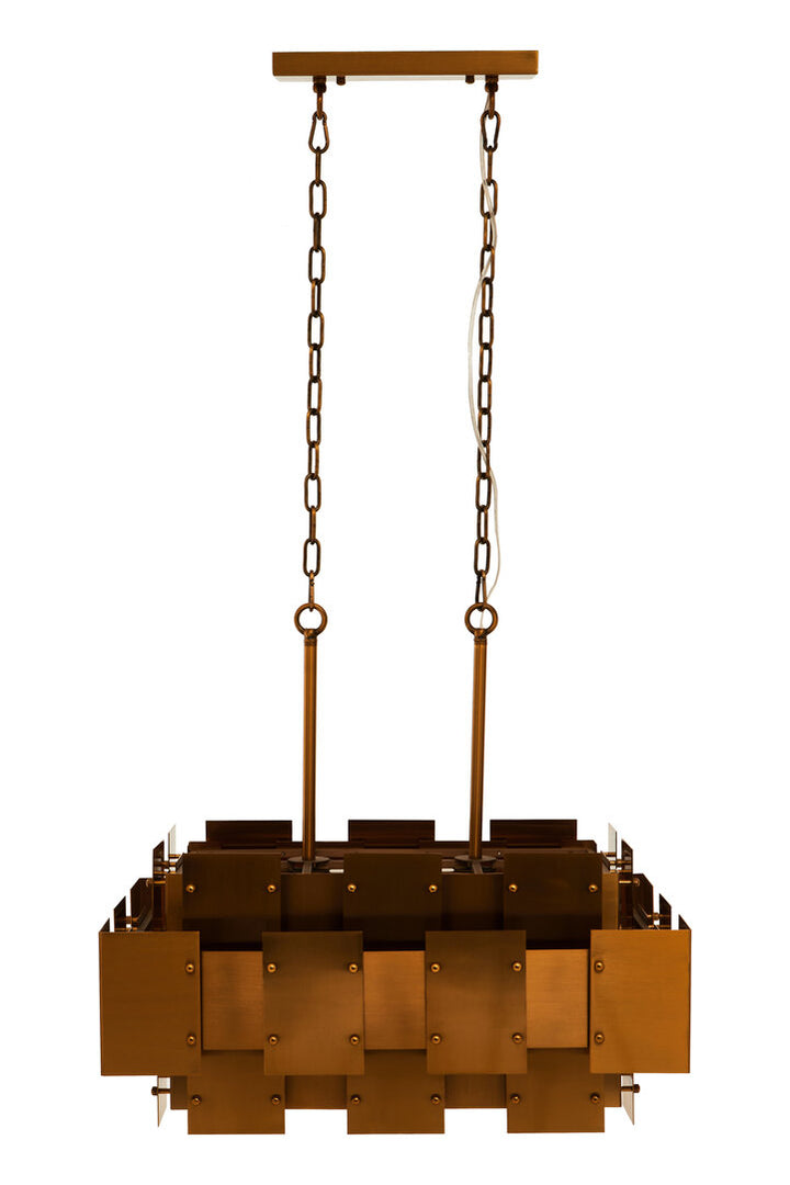 Whitmore Pendant Light – Brass Finish (Eight Bulb)