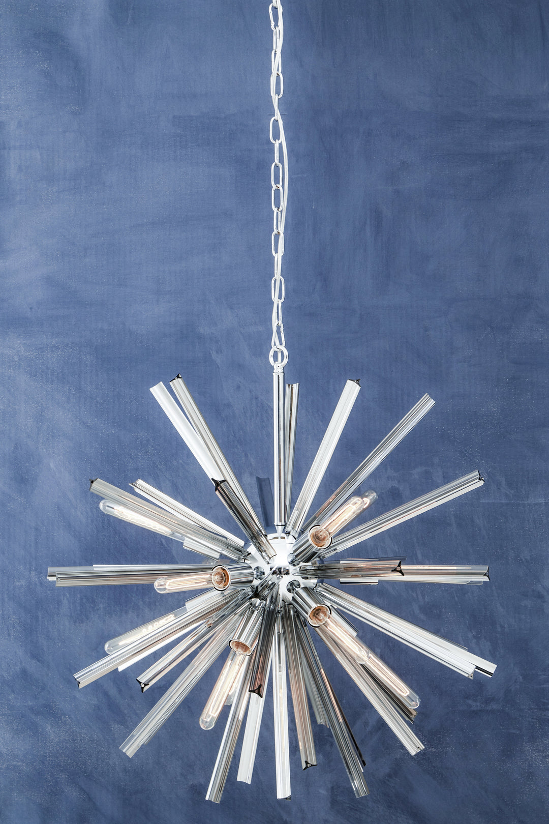Karlo Light with Smoke Grey Glass Shade and Chrome Finish