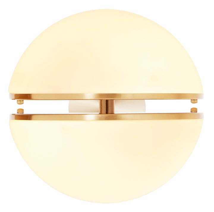 Abira Brushed Brass Ball Wall Light