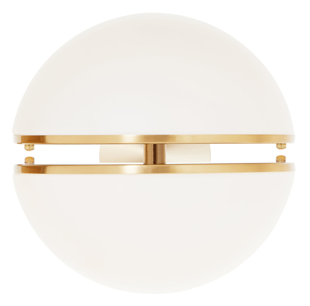 Abira Brushed Brass Ball Wall Light