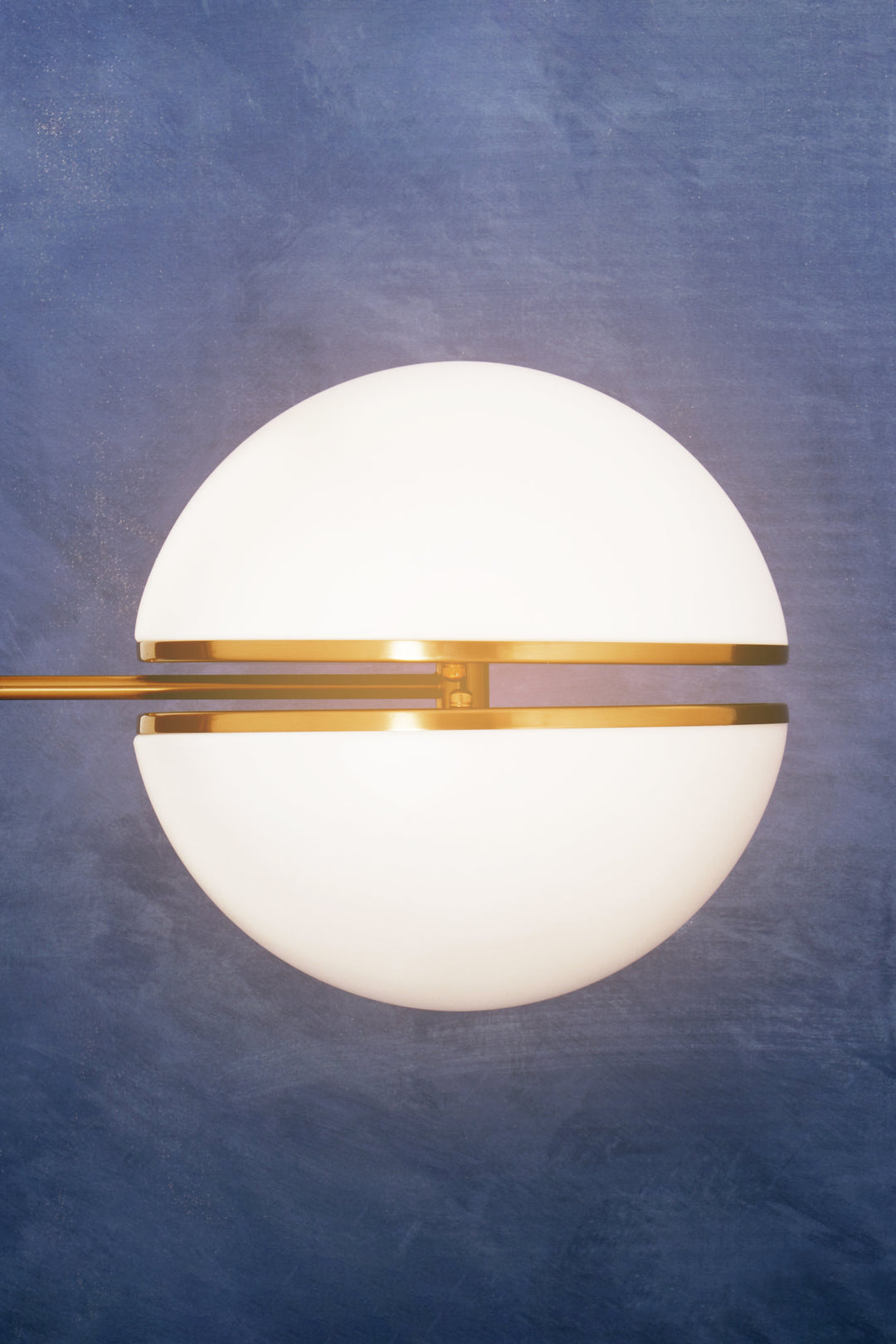 Abira Brushed Brass Ball Wall Light