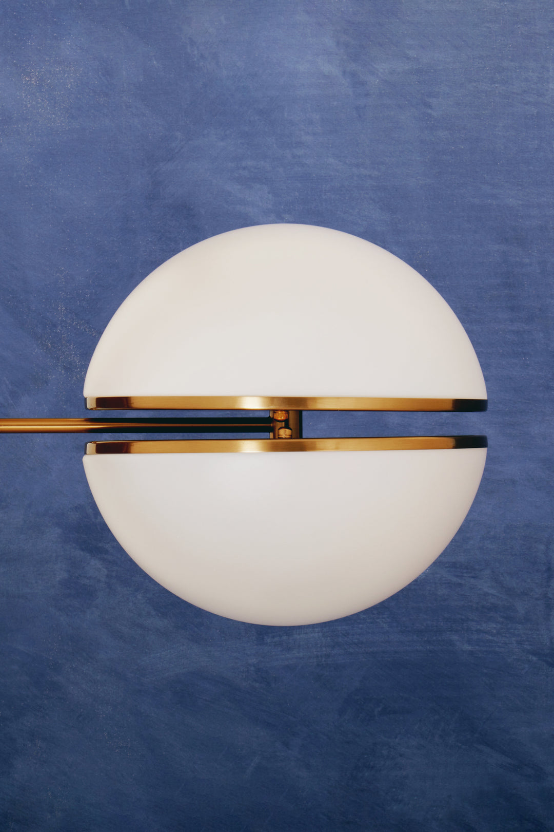 Abira Brushed Brass Ball Wall Light