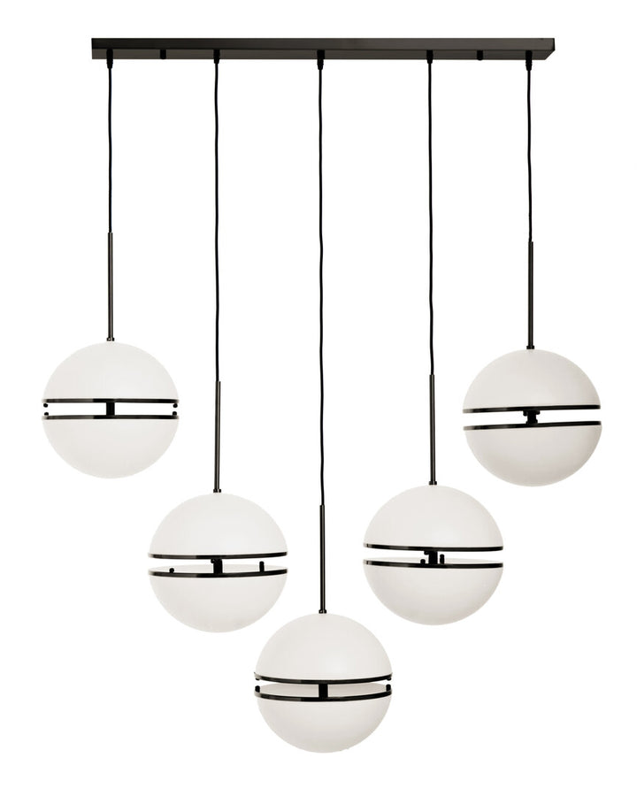 Valemont Pendant Light – Five Ball, Matte Black
