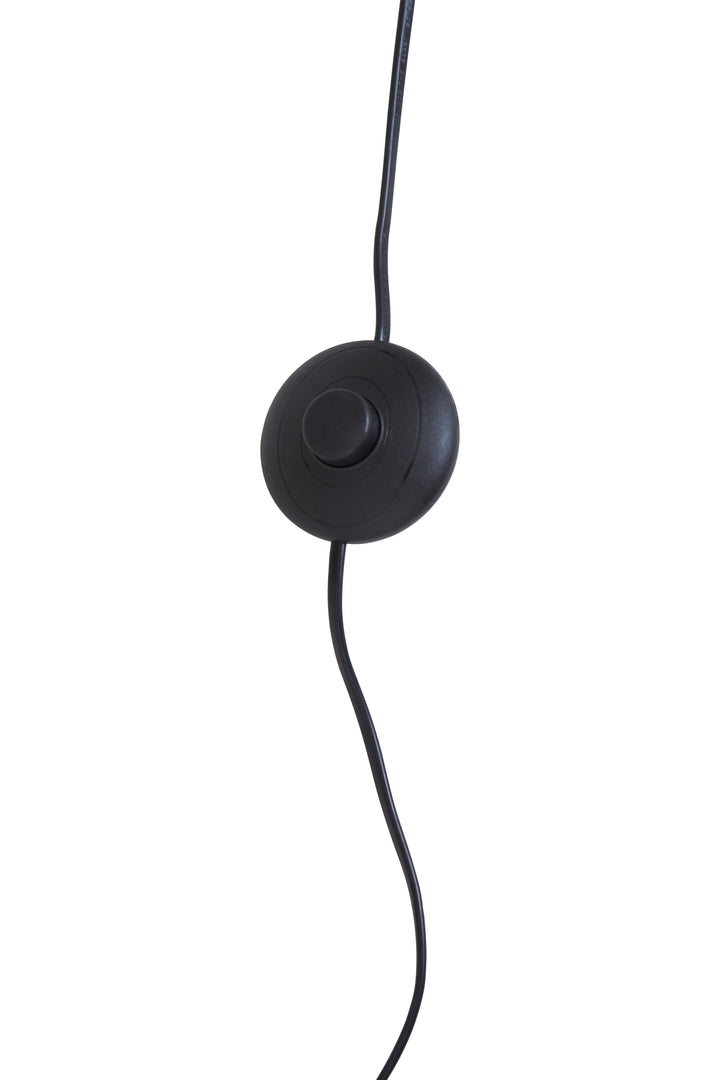 Abira Five-Light Floor Lamp with Black Marble Base