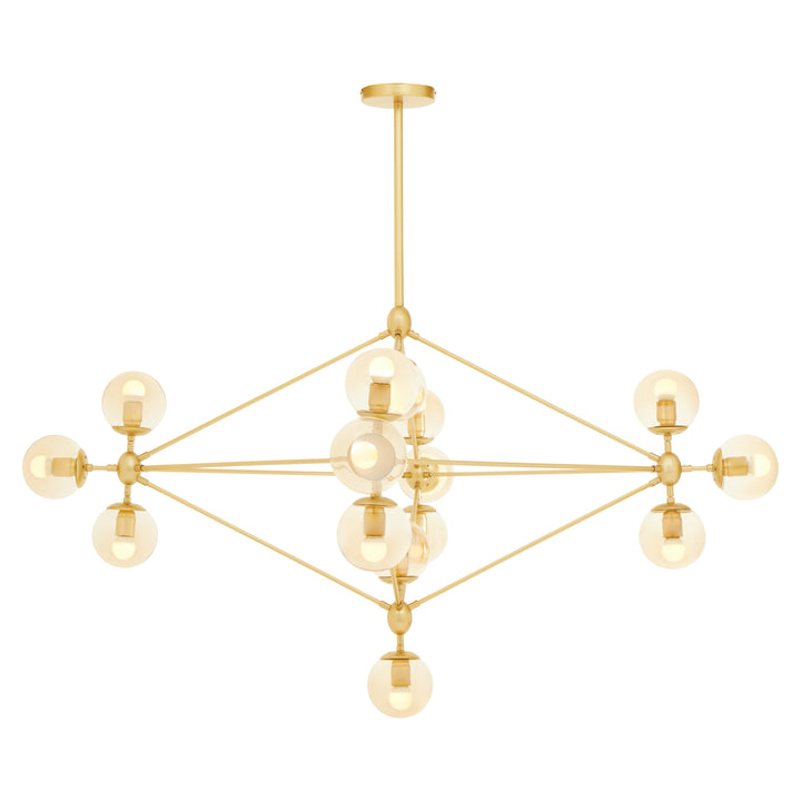 Grandeur Gold Fifteen-Arm Chandelier – Abira