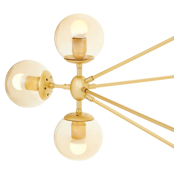 Grandeur Gold Fifteen-Arm Chandelier – Abira