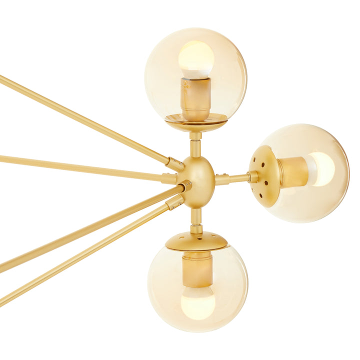 Grandeur Gold Fifteen-Arm Chandelier – Abira