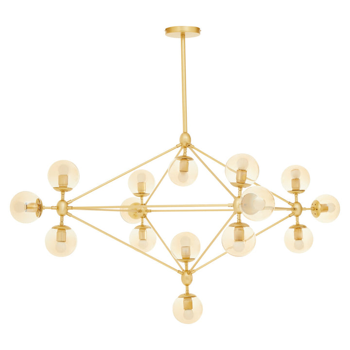 Valemont Pendant Light – Fifteen Arm, Gold Finish