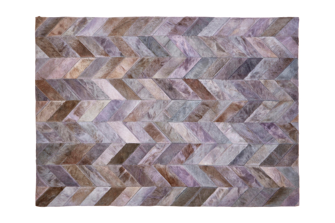Bosie Safira Rug in Light Grey Patchwork Design