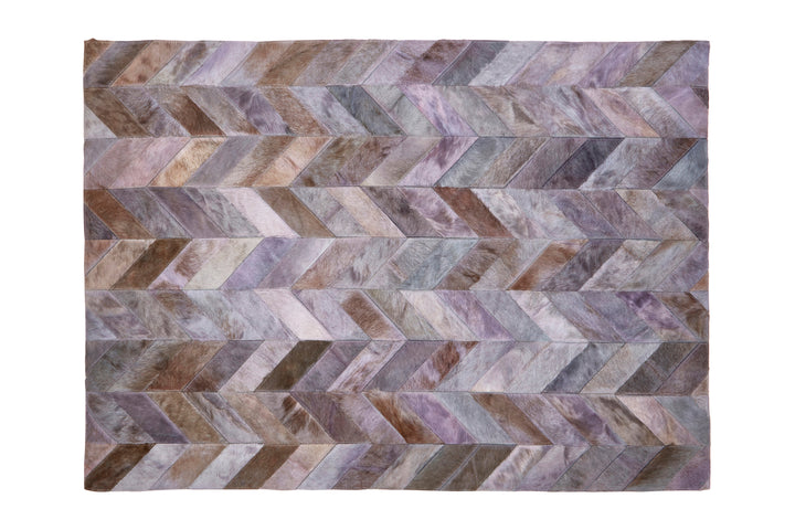 Bosie Safira Rug in Light Grey Patchwork Design