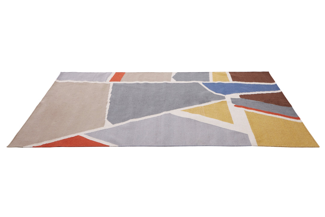 Bosie Villon Rug with Abstract Art Design