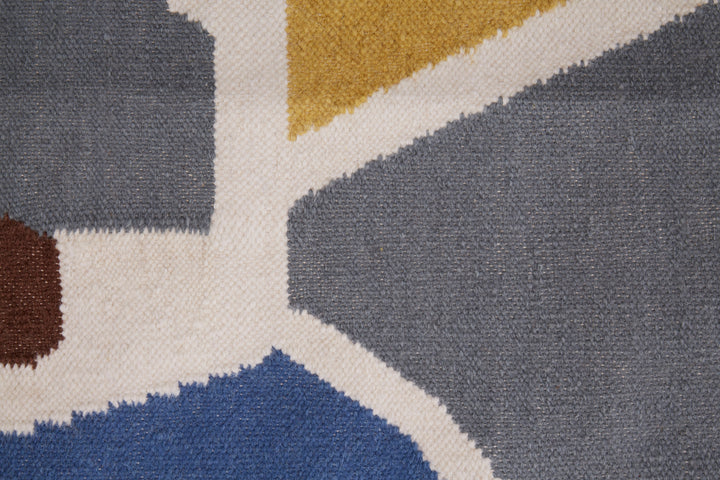 Bosie Villon Rug with Abstract Art Design