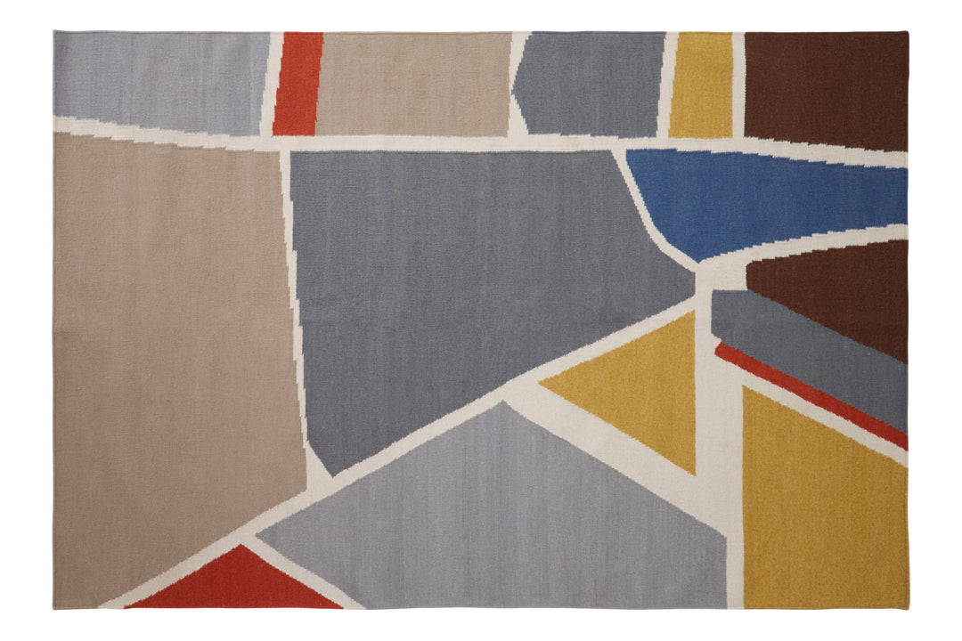 Bosie Villon Rug with Abstract Art Design