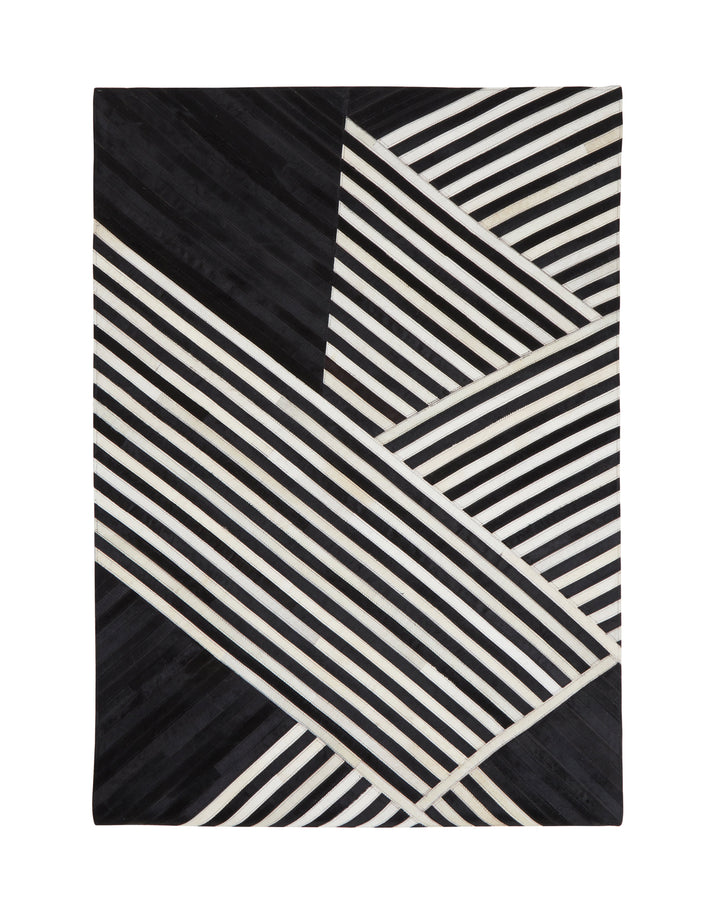 Safira Black & White Rug – Small