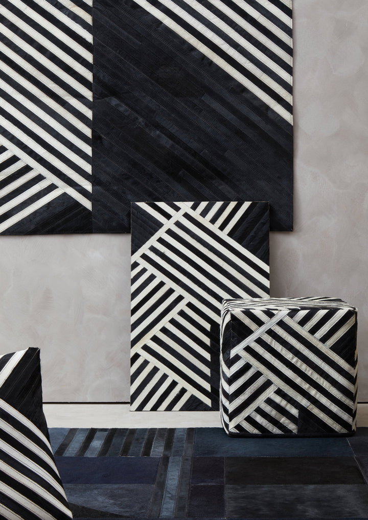 Safira Black & White Rug – Large