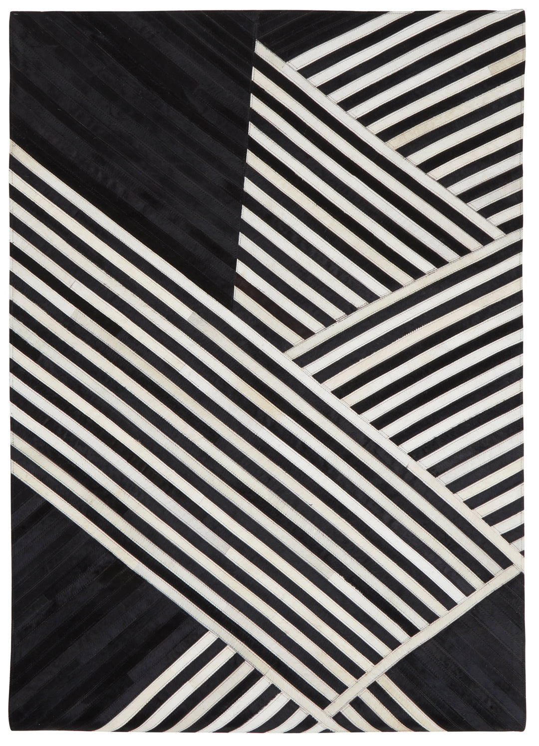 Safira Black & White Rug – Large