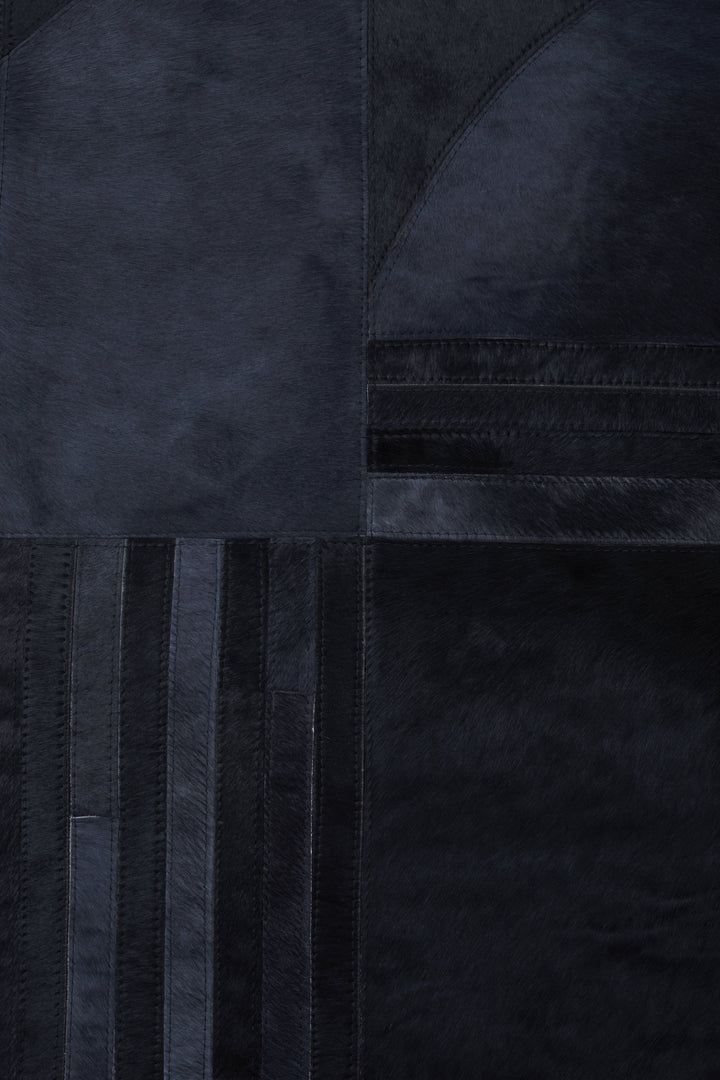 Bosie Safira Black & Grey Deco Rug – Small