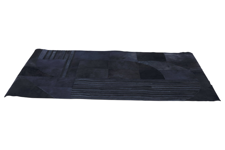 Bosie Safira Black & Grey Deco Rug – Large