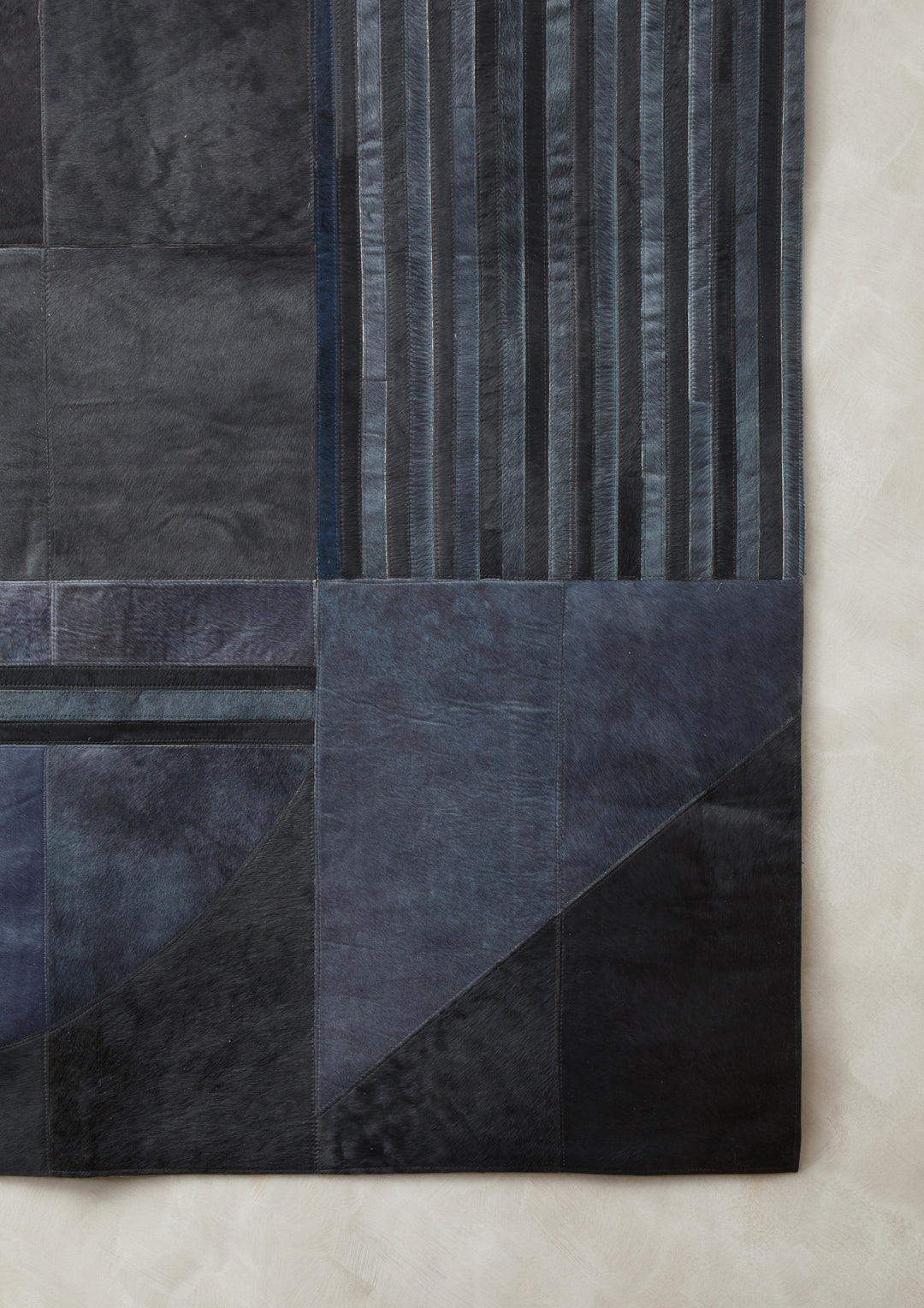 Bosie Safira Black & Grey Deco Rug – Large