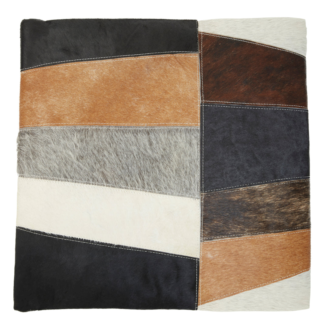 Bosie Safira Cushion with Multicoloured Striped Pattern