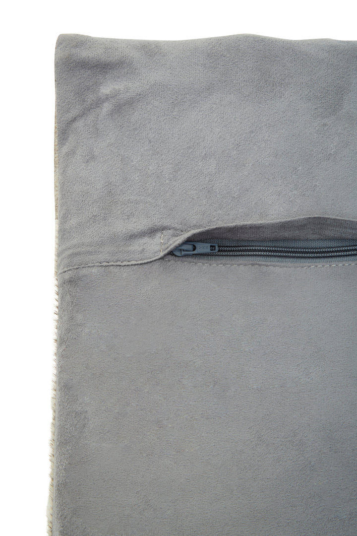Bosie Safira Cushion in Multi-Tone Grey Fabric