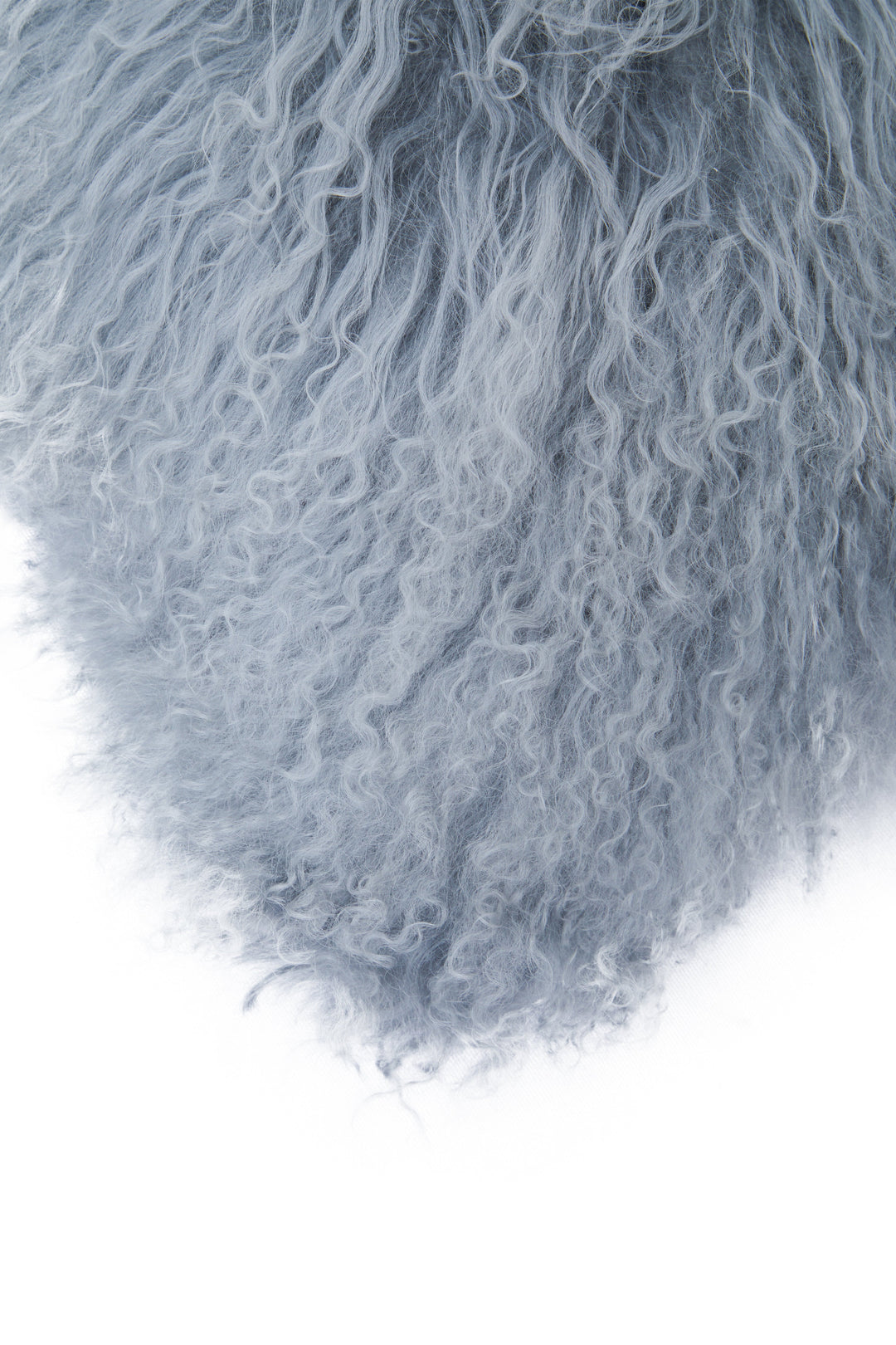Bosie Mongolian Fur Grey Cushion – Square
