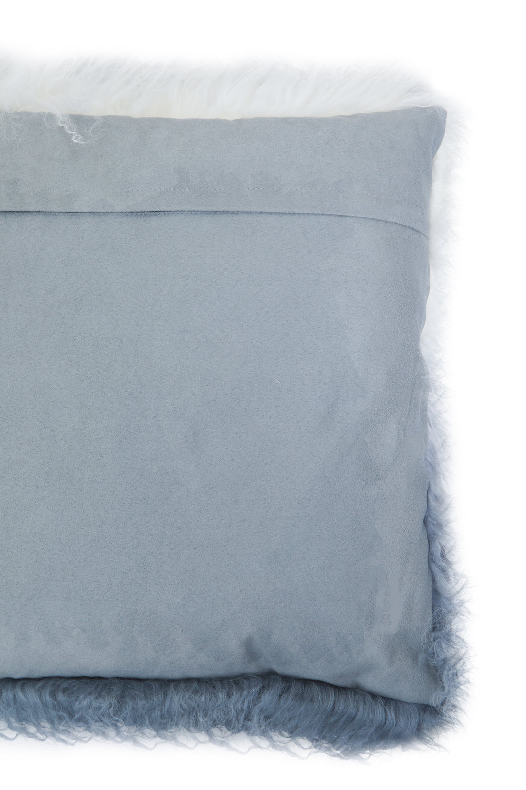 Bosie Mongolian Fur Grey Ombre Cushion – Square