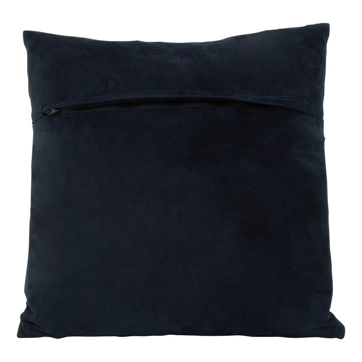 Bosie Safira Cushion in Black and White Striped Leather