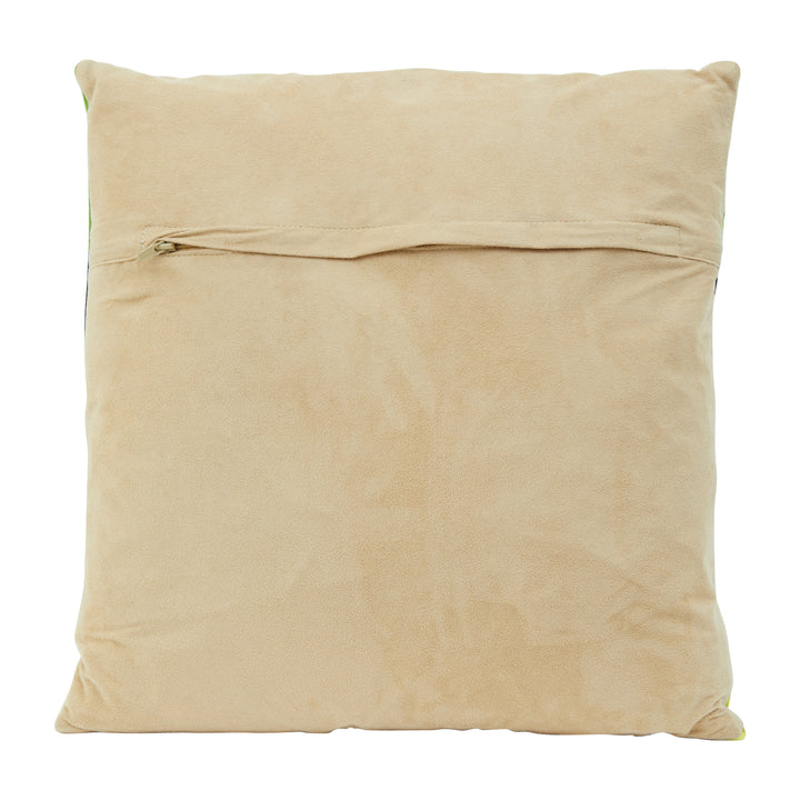 Safira Cushion in Botanical Print Suede