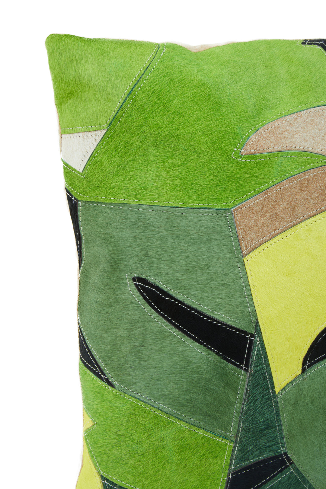 Safira Cushion in Botanical Print Suede