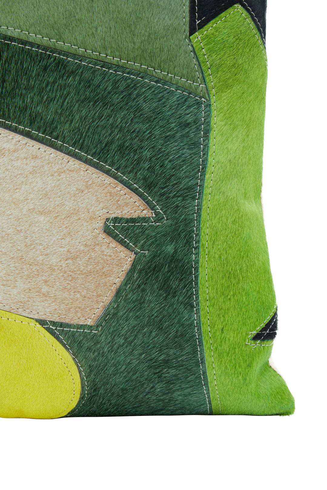Safira Cushion in Botanical Print Suede