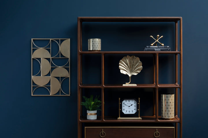 Trento Semicircle Wall Art in Black Finish