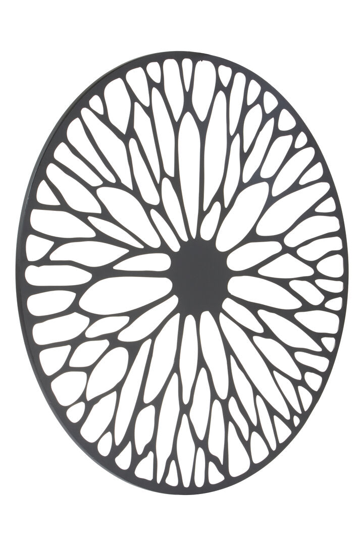 Whisper Wall Art – Black Semicircle Design