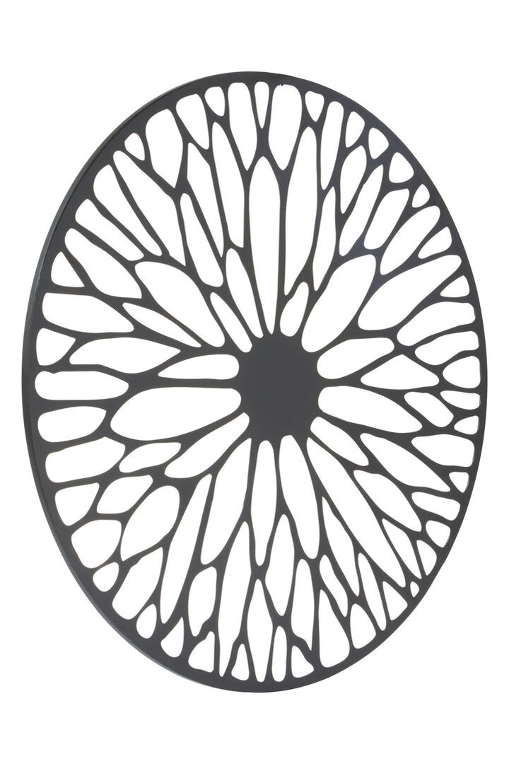 Whisper Wall Art – Black Semicircle Design